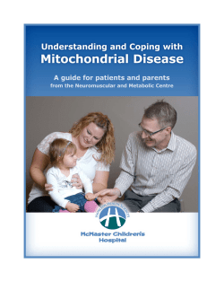 Mitochondrial Disease - Hamilton Health Sciences