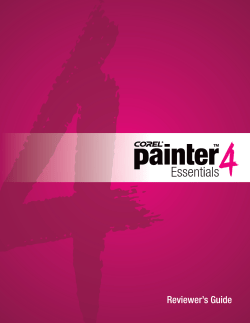 Corel Painter Essentials 4 Reviewer`s Guide