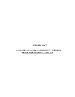 (health insurance) regulations, 2012
