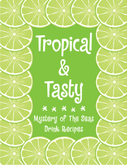 Mystery of The Seas Drink Recipes