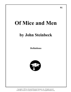 Of Mice and Men - Parkway C-2