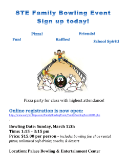 Pizza party for class with highest attendance!