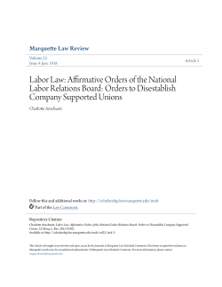 Labor Law: Affirmative Orders of the National Labor Relations Board