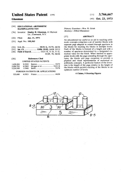 Educational arithmetic manipulative toy