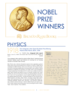 nobel prize winners