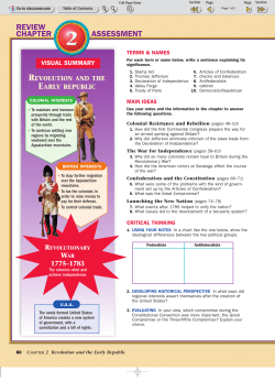 REVIEW CHAPTER ASSESSMENT