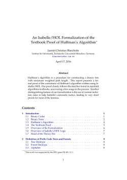 outline - Archive of Formal Proofs