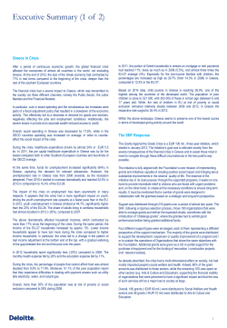 Executive Summary (1 of 2) - Stavros Niarchos Foundation