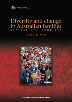 Diversity and change in Australian families