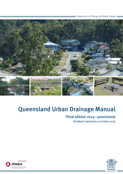Queensland Urban Drainage Manual