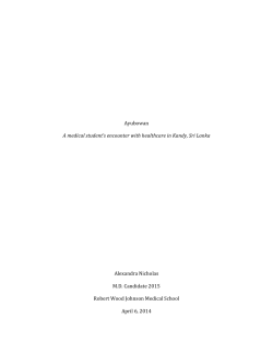 Alexandra Nicholas - Robert Wood Johnson Medical School