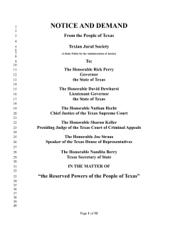 Texas Jural Society-Preservation-of-Peoples-Reserved