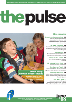 newsletter_may:Layout 1.qxd - The Presbyterian Church of Australia