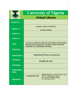 pdf - University Of Nigeria Nsukka