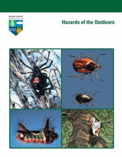 Hazards of the Outdoors - Georgia Forestry Commission