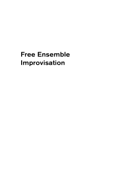 Free Ensemble Improvisation - GUPEA