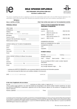 DELE SPANISH DIPLOMAS - Ex&aacute;menes