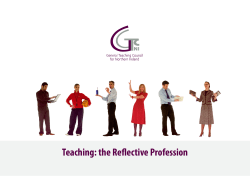 Teaching: the Reflective Profession