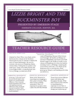 LIZZIE BRIGHT AND THE BUCKMINSTER BOY