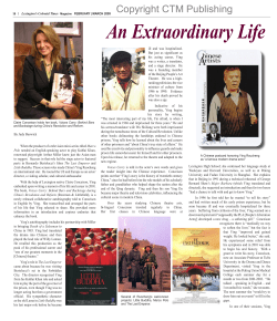 An Extraordinary Life-Ying Ruocheng