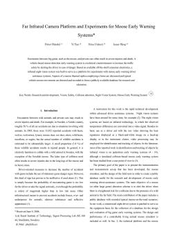 Far Infrared Camera Platform and Experiments for Moose Early
