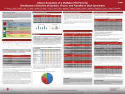Clinical Evaluation of a Multiplex PCR Panel for Simultaneous