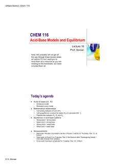 Lecture 18 - UMass Boston