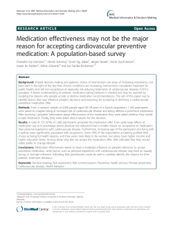 Medication effectiveness may not be the major reason for