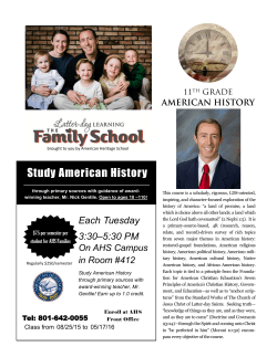 Study American History - American Heritage School