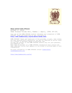 Searchable pdf - The Hume Society