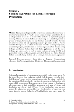 Sodium Hydroxide for Clean Hydrogen Production