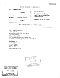 clerk of court - Ohio Supreme Court