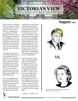 August 2016 - The Victoria Shtainer Team at Compass