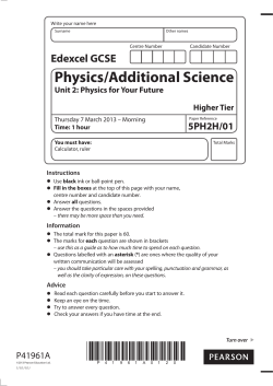 March 2013 H - Edexcel