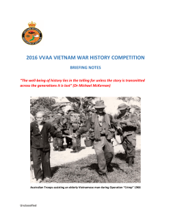 2016 vvaa vietnam war history competition
