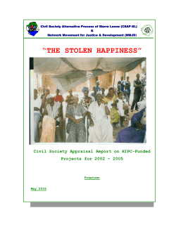 Read more - Network Movement for Justice and Development