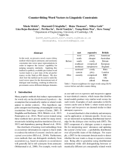Counter-fitting Word Vectors to Linguistic Constraints