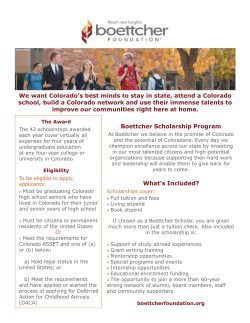 scholarship resource packet
