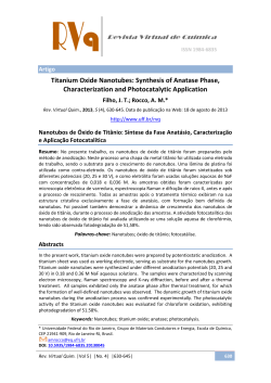 Titanium Oxide Nanotubes: Synthesis of Anatase Phase
