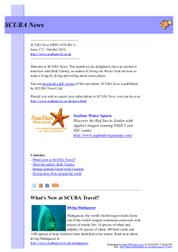 SCUBA News 173: Diving and Underwater News