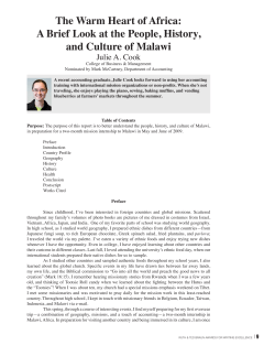 The Warm Heart of Africa