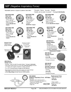 NIF (Negative Inspiratory Force)
