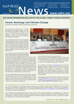 News - IUFRO
