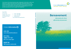Bereavement Bereavement