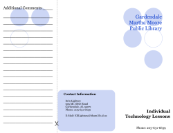 Basic Microsoft PowerPoint - Gardendale Public Library