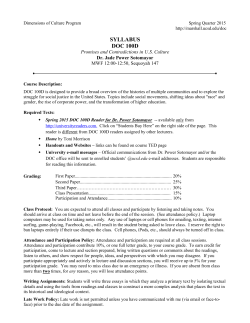 Power Sotomayor Syllabus - Thurgood Marshall College