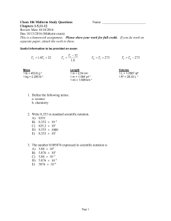 Midterm Study Questions - Porterville College Home
