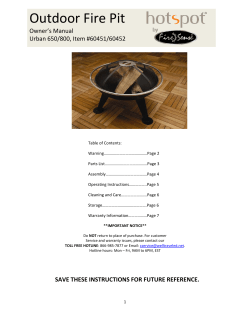 Outdoor Fire Pit
