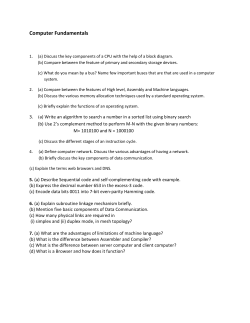 Honours Theoretical