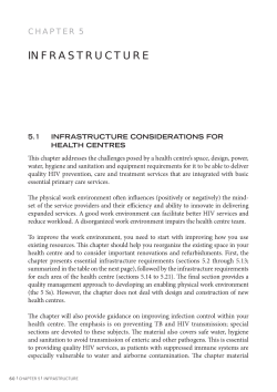 infrastructure - World Health Organization